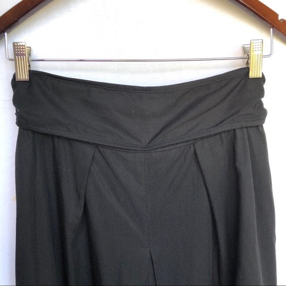 Apiece Apart Baja Tie Waist Wide Leg Culotte Pants black womens size 2 - Picture 9 of 16